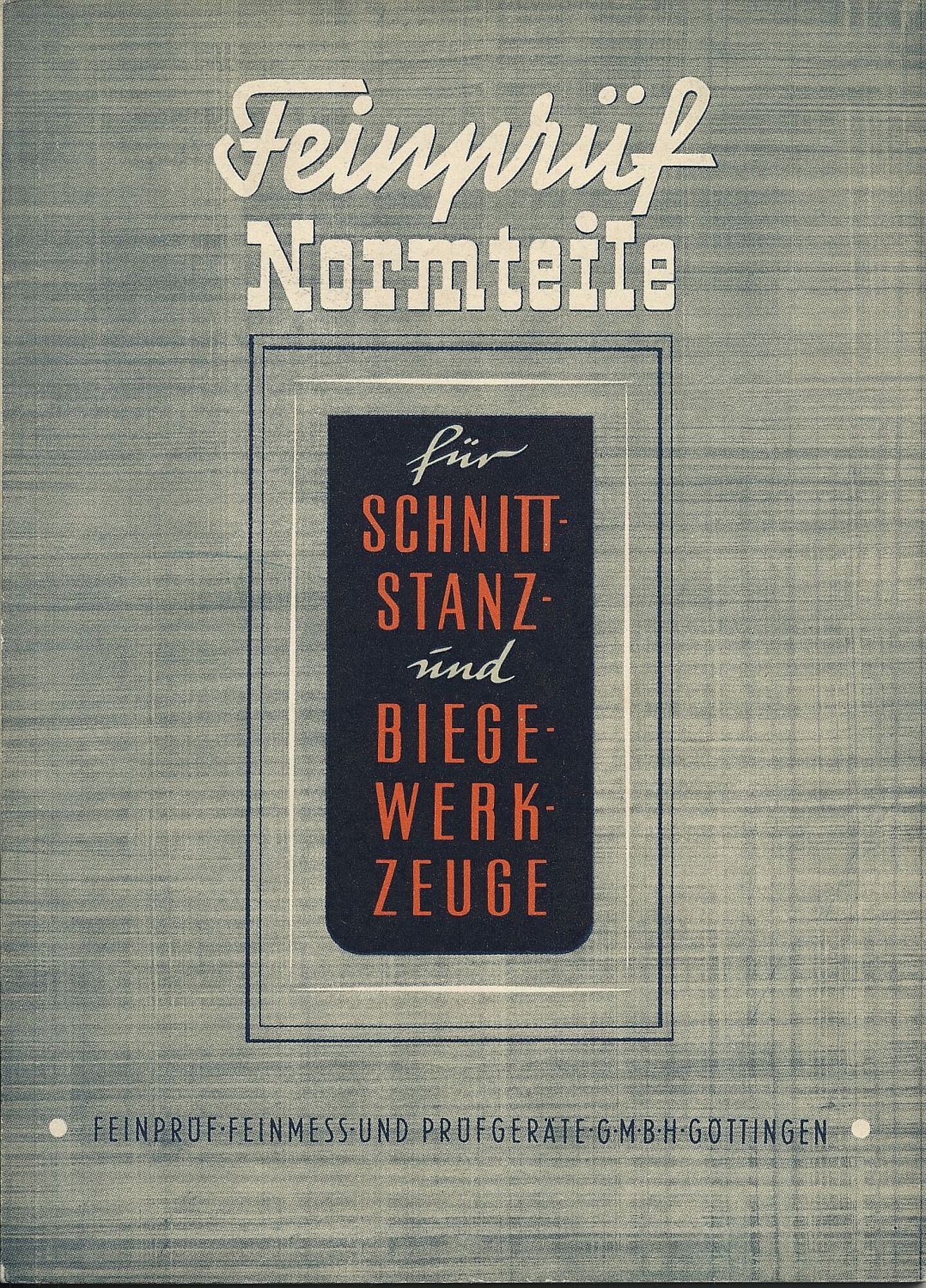 Cover of the precision testing standard parts catalog