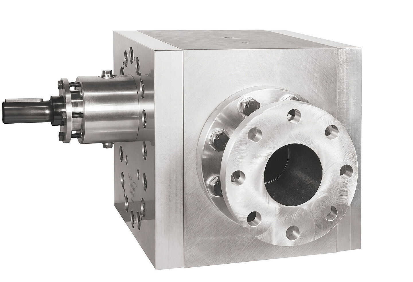Discharge and pressure increase pumps on a white background